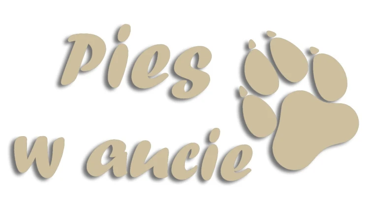 naklejka pies w aucie bezowa.jpg
