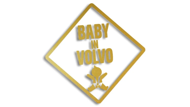 naklejka baby in volvo zlota.jpg