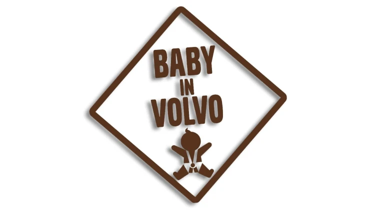 naklejka baby in volvo ciemny brazowy.jpg