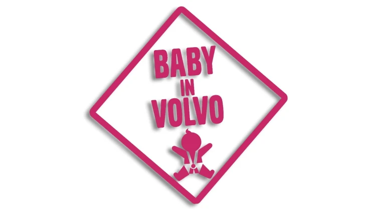 naklejka baby in volvo rozowa.jpg