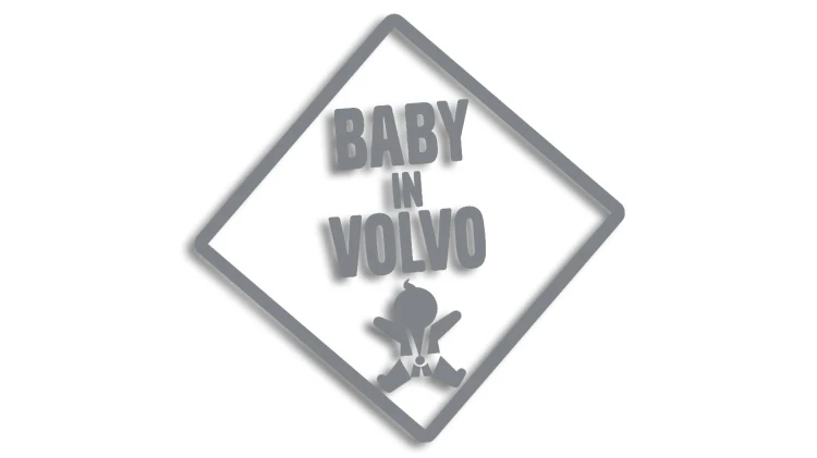 naklejka baby in volvo szara.jpg