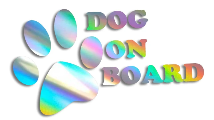 naklejka dog on board holograficzna.jpg
