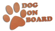 naklejka dog on board miedziana.jpg