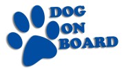 naklejka dog on board niebieska.jpg