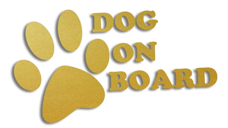 naklejka dog on board zlota.jpg