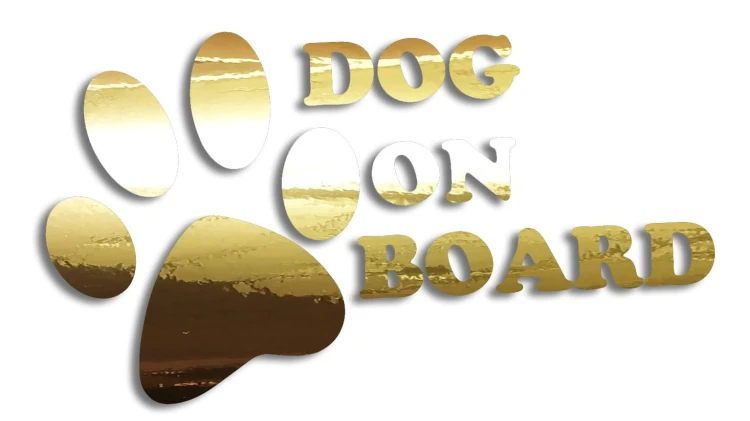 naklejka dog on board zloty chrom.jpg