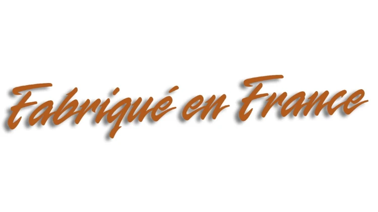 naklejka Fabrique en France brazowa.jpg