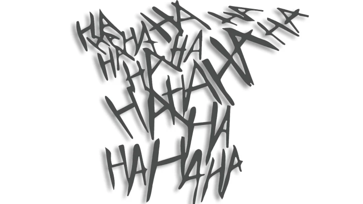 naklejka haha joker grafitowa.jpg