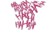 naklejka haha joker rozowa.jpg