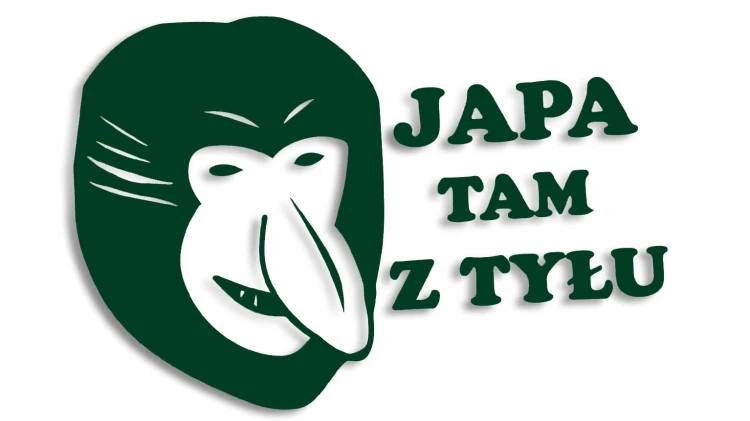 naklejka janusz nosacz japa tam z tylu ciemny zielony.jpg