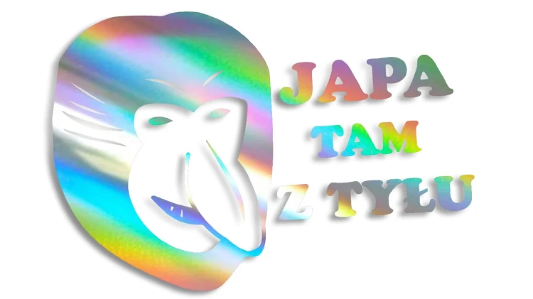 naklejka janusz nosacz japa tam z tylu holograficzna.jpg