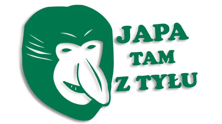 naklejka janusz nosacz japa tam z tylu zielona.jpg