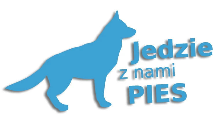 naklejka jedzie z nami pies blekitna.jpg