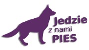 naklejka jedzie z nami pies fioletowa.jpg