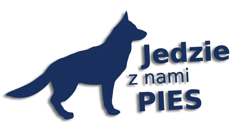 naklejka jedzie z nami pies granatowa.jpg