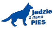naklejka jedzie z nami pies niebieska.jpg