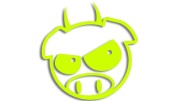 naklejka subaru pig evil zolta neon.jpg