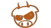 naklejka subaru pig evil brazowa.jpg