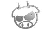 naklejka subaru pig evil srebrna.jpg