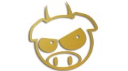 naklejka subaru pig evil zlota.jpg