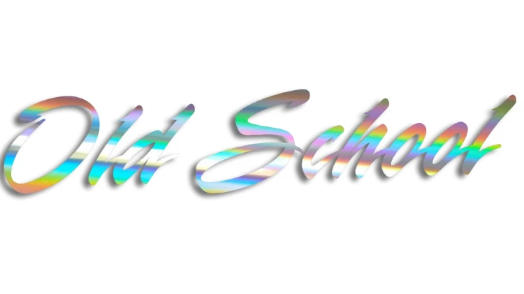 naklejka old school 2 holograficzna.jpg