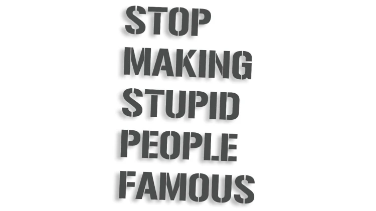 naklejka stop making stupid people famous grafitowa.jpg