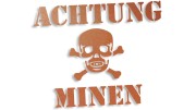 naklejka achtung minen czaszka miedziana.jpg