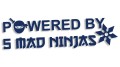 naklejka powered by 5 mad ninjas jdm japan granatowa.jpg