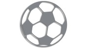 naklejka pilka nozna football szara.jpg