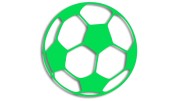 naklejka pilka nozna football zielona neon.jpg
