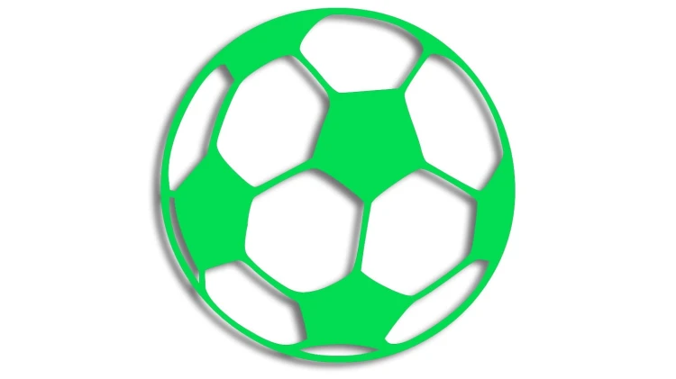 naklejka pilka nozna football zielona neon.jpg