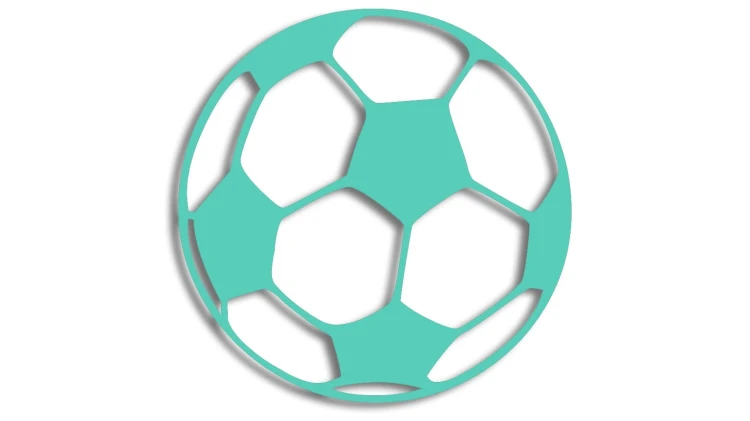 naklejka pilka nozna football mietowa.jpg