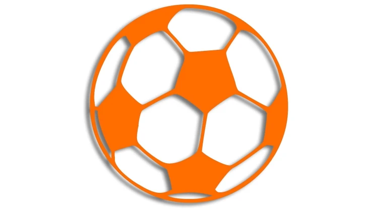 naklejka pilka nozna football pomaranczowa.jpg