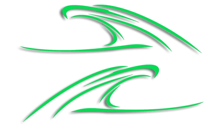 naklejka orzel ptak lewa i prawa zielona neon.jpg