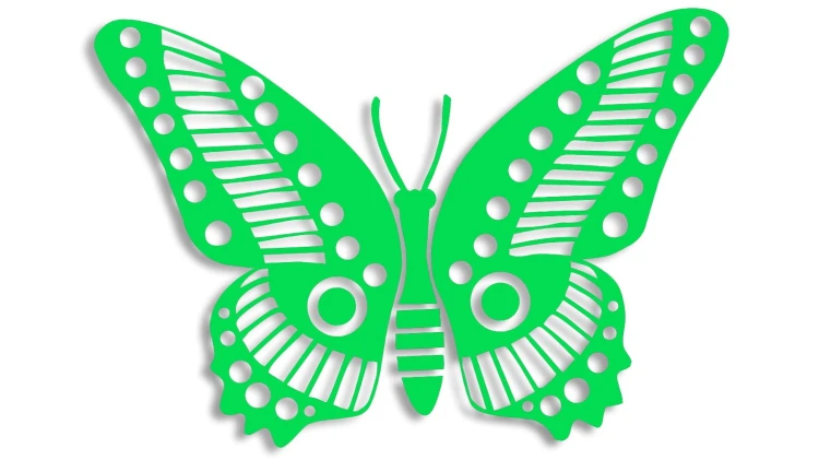 naklejka motyl motylek zielona neon.jpg