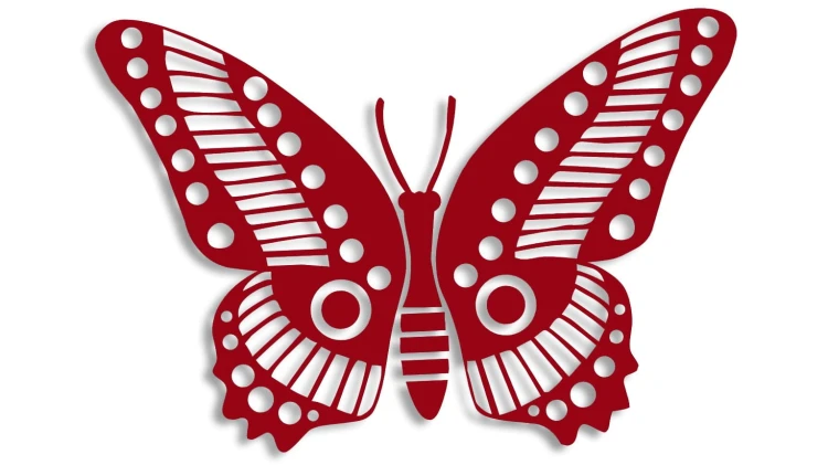 naklejka motyl motylek bordowa.jpg