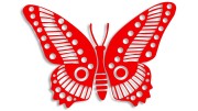 naklejka motyl motylek czerwona neon.jpg