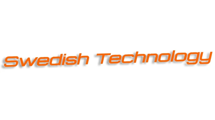 naklejka swedish technology volvo saab scania pomaranczowa neon.jpg