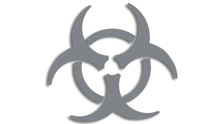 naklejka zagrozenie biologiczne biohazard szara.jpg