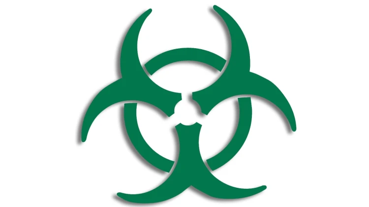 naklejka zagrozenie biologiczne biohazard zielona.jpg