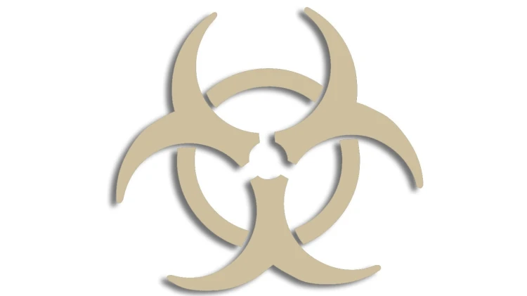 naklejka zagrozenie biologiczne biohazard bezowa.jpg