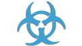 naklejka zagrozenie biologiczne biohazard blekitna.jpg