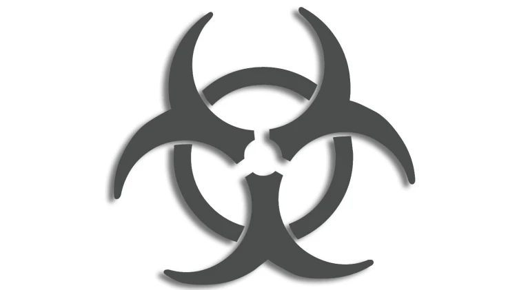 naklejka zagrozenie biologiczne biohazard grafitowa.jpg