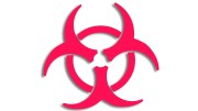 naklejka zagrozenie biologiczne biohazard rozowy neon.jpg
