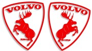 naklejka łoś volvo hd czerwona neon.jpg
