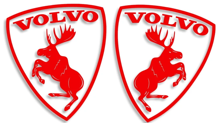 naklejka łoś volvo hd czerwona neon.jpg