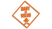 naklejka baby in volvo pomaranczowa neon.jpg