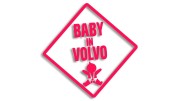 naklejka baby in volvo rozowa neon.jpg