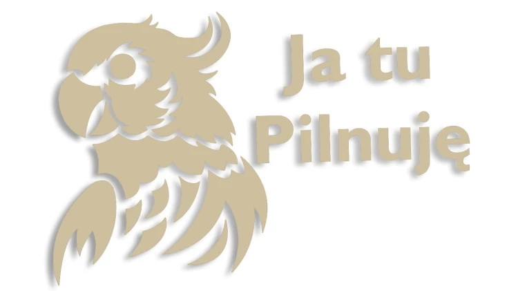 naklejka-papuga-ja-tu-pilnuje-bezowa.jpg