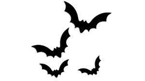 NIETOPERZ - HALLOWEEN - GACEK - 4 SZTUKI